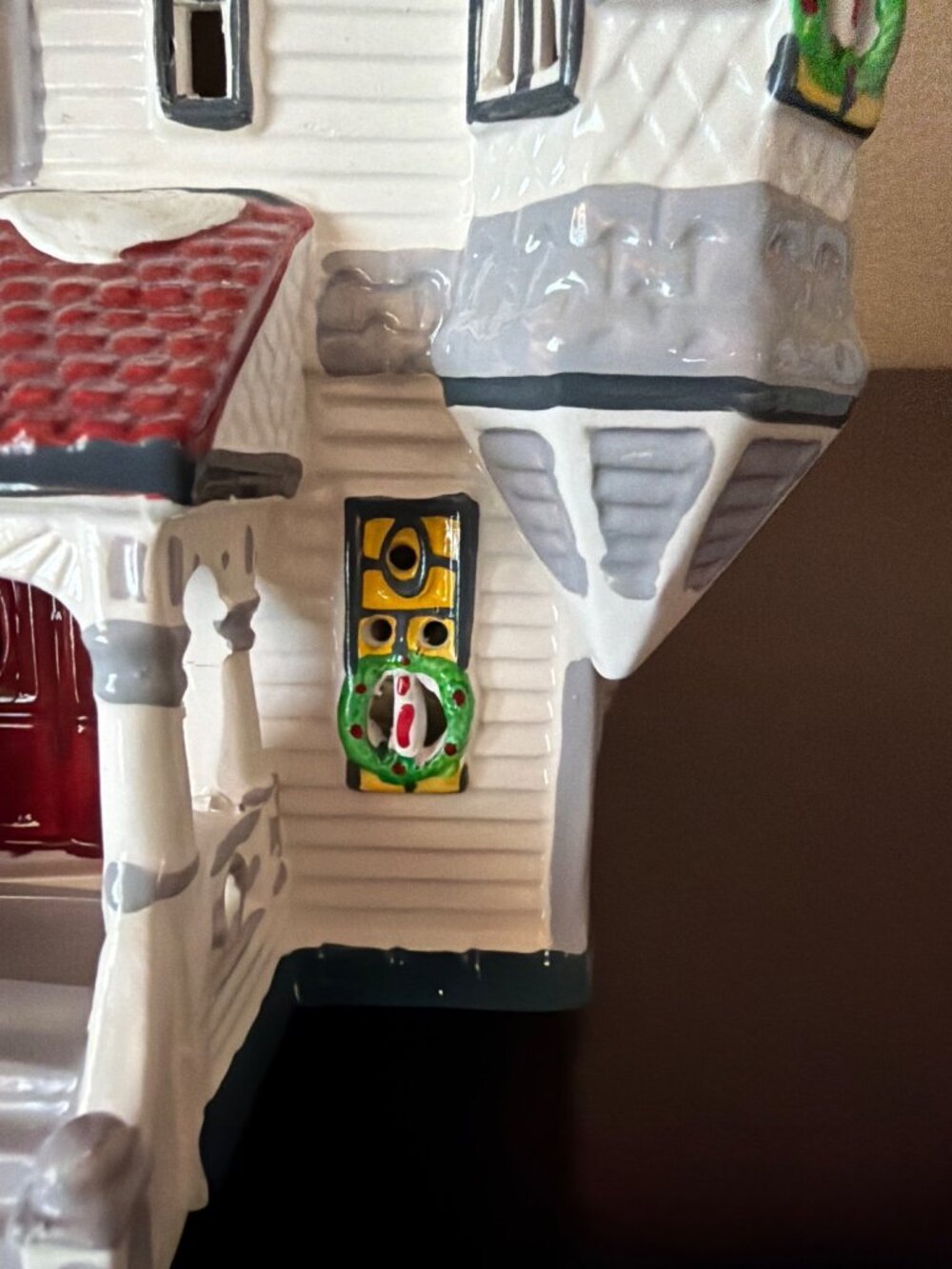1990 Dept 56 Queen Anne Victorian Original Snow Village Lighted House #51578 - Picture 11 of 16
